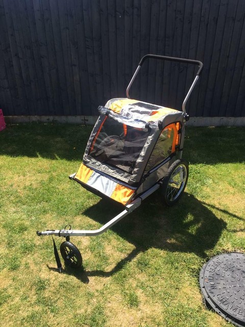 halfords bike trailer stroller kit